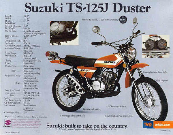 1972 Suzuki TS 125